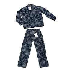 Completo jeans militare