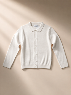 Cardigan in filo